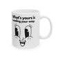 Heading Your Way Coffee Mug | Badass Affirmations Funny Motivational Gift For Women Friendship Gift Best Friend Birthday You Got This Affirmation Gifts For Women Motivational Gift