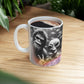 Aquarium Hawaiian Shirt Alien Bigfoot Ceramic Novelty Coffee Mug (11oz)