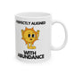 Happy Sun Aligned With Abundance Coffee Mug | Badass Affirmations Funny Motivational Gift For Women Friendship Gift Best Friend Birthday You Got This Affirmation Gifts For Women Motivational Gift