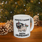 Funny Pug Aligned With Abundance Coffee Mug | Badass Affirmations Funny Motivational Gift For Women Friendship Gift Best Friend Birthday You Got This Affirmation Gifts For Women Motivational Gift