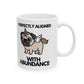 Funny Pug Aligned With Abundance Coffee Mug | Badass Affirmations Funny Motivational Gift For Women Friendship Gift Best Friend Birthday You Got This Affirmation Gifts For Women Motivational Gift