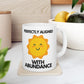 Sun Shining Aligned With Abundance Coffee Mug | Badass Affirmations Funny Motivational Gift For Women Friendship Gift Best Friend Birthday You Got This Affirmation Gifts For Women Motivational Gift