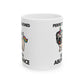Funny Pug Aligned With Abundance Coffee Mug | Badass Affirmations Funny Motivational Gift For Women Friendship Gift Best Friend Birthday You Got This Affirmation Gifts For Women Motivational Gift