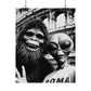Roman Colosseum Italy Alien Bigfoot Rolled Poster
