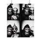 Vintage Photo Booth Alien Bigfoot Rolled Poster
