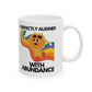 Sun Aligned With Abundance Coffee Mug | Badass Affirmations Funny Motivational Gift For Women Friendship Gift Best Friend Birthday You Got This Affirmation Gifts For Women Motivational Gift