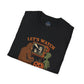 Funny Halloween T-Shirt for Men Bigfoot Alien Watch Scary Movies