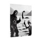 Loch Ness Monster Lake Bigfoot Alien Rolled Poster