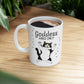 Goddess Energy Coffee Mug | Funny Motivational Gift For Women Friendship Gift Best Friend Birthday You Got This Affirmation Gifts Motivational Gift