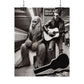 Busking NYC Subway West 4th St | Guitar Rolled Poster