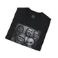 Funny Halloween T-Shirt for Men Bigfoot Alien Dracula Frankenstein Wolf Man Selfie