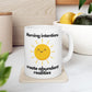 Sun Morning Intentions Coffee Mug | Creating Abundant Realities Morning Intentions Funny Motivational Gift For Women Friendship Best Friend Birthday You Got This Affirmation Motivational Gift
