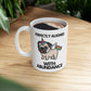 Funny Pug Aligned With Abundance Coffee Mug | Badass Affirmations Funny Motivational Gift For Women Friendship Gift Best Friend Birthday You Got This Affirmation Gifts For Women Motivational Gift