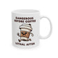 Dangerous Before Coffee Lethal After Coffee Mug Bestie Gifts For Women Sister Birthday Gifts