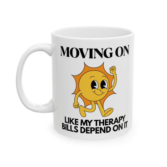 Moving On Coffee Mug | Badass Affirmations Funny Motivational Gift For Women Friendship Best Friend Birthday Motivational