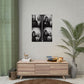 Vintage Photobooth with Bigfoot Alien Rolled Poster