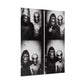 Vintage Photobooth with Bigfoot Alien Rolled Poster