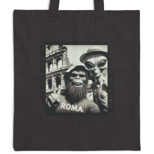 Rome Colosseum Italy Tourist 100% Cotton Canvas Tote Bag