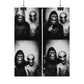 Vintage Photobooth with Bigfoot Alien Rolled Poster