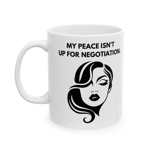 Protecting Peace Coffee Mug | Badass Affirmations Funny Motivational Gift For Women Friendship Gift Best Friend Birthday You Got This Affirmation Gifts For Women Motivational Gift