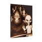 Roller Coaster Bigfoot Alien Amusement Park Rolled Poster