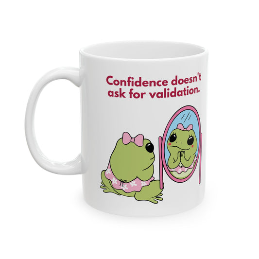 Confidence Coffee Mug | Badass Affirmations Funny Motivational Gift For Women Friendship Gift Best Friend Birthday You Got This Affirmation Gifts For Women Motivational Gift