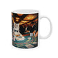 Blackjack Mug Funny Cat Coffee Mug (11 oz.) For Cat Lovers Las Vegas Gift