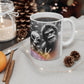 Aquarium Hawaiian Shirt Alien Bigfoot Ceramic Novelty Coffee Mug (11oz)