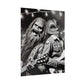 Rock Stars Bigfoot & Alien | Music Lover Gift | Rolled Poster
