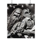 Rock Stars Bigfoot & Alien | Music Lover Gift | Rolled Poster