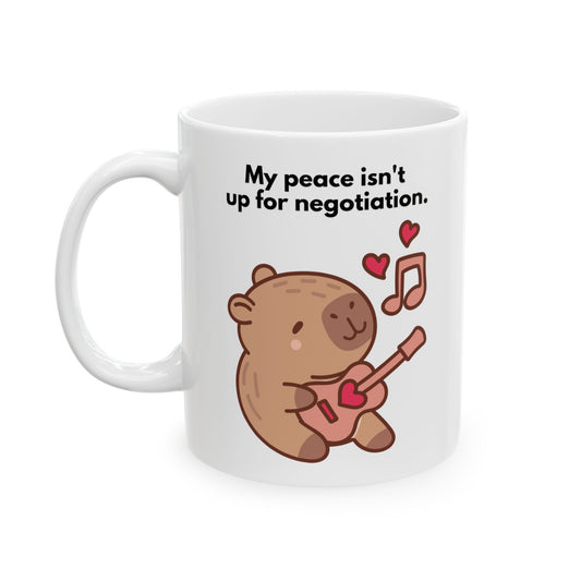 Protecting Peace Coffee Mug | Badass Affirmations Funny Motivational Gift For Women Friendship Gift Best Friend Birthday You Got This Affirmation Gifts For Women Motivational Gift