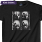 Vintage Photobooth with Bigfoot Alien  Kids Unisex Short Sleeve
