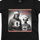 Season's Greetings Bigfoot & Alien Women's Short Sleeve Christmas Shirt