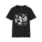 Bigfoot & Alien Meet Santa Portrait Men's Short Sleeve Christmas Shirt